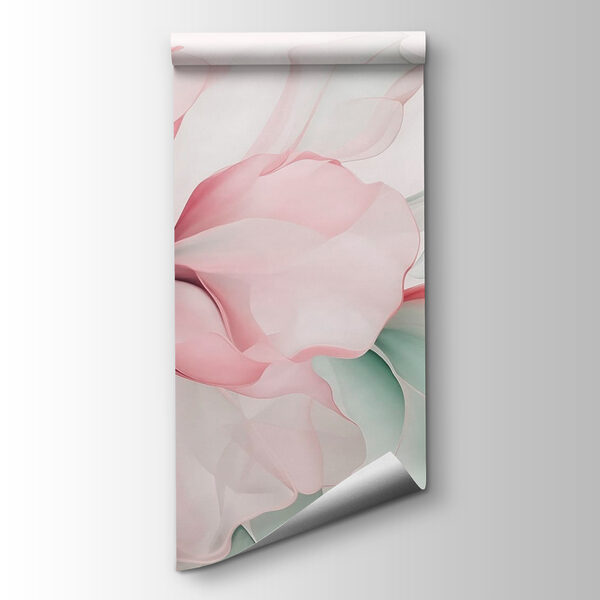 Delicate pastel floral abstraction
