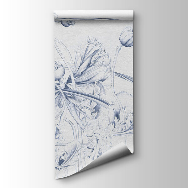 Drawing of flowers and leaves