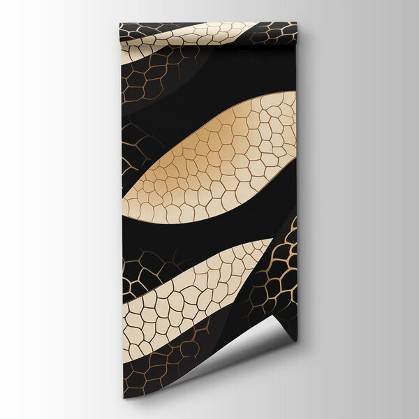 Abstract pattern with flowing shapes