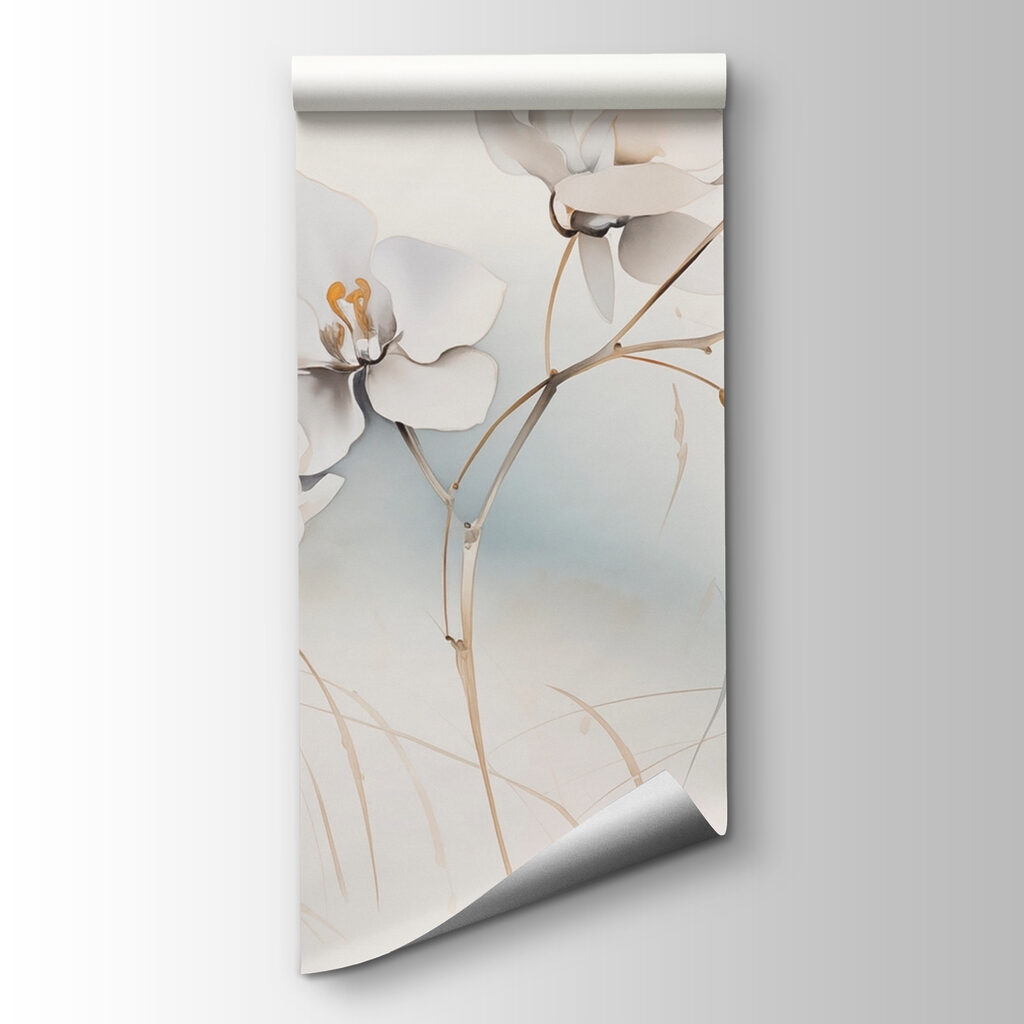 White flowers on a branch