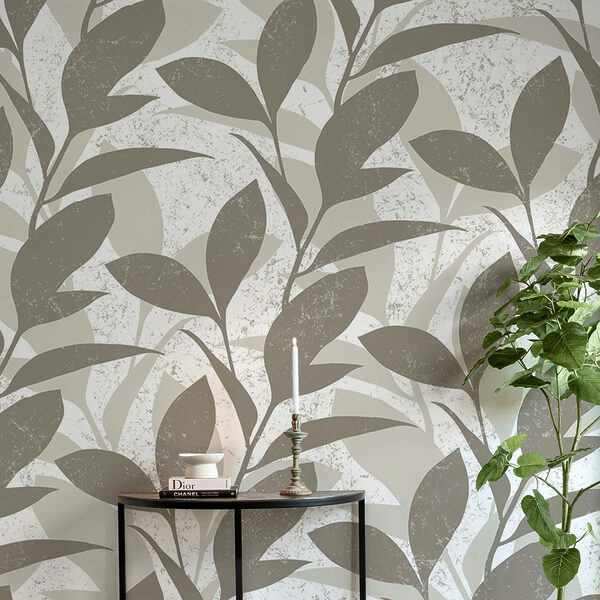 Blattmuster auf weißem Hintergrund Blattmuster auf weißem Hintergrund