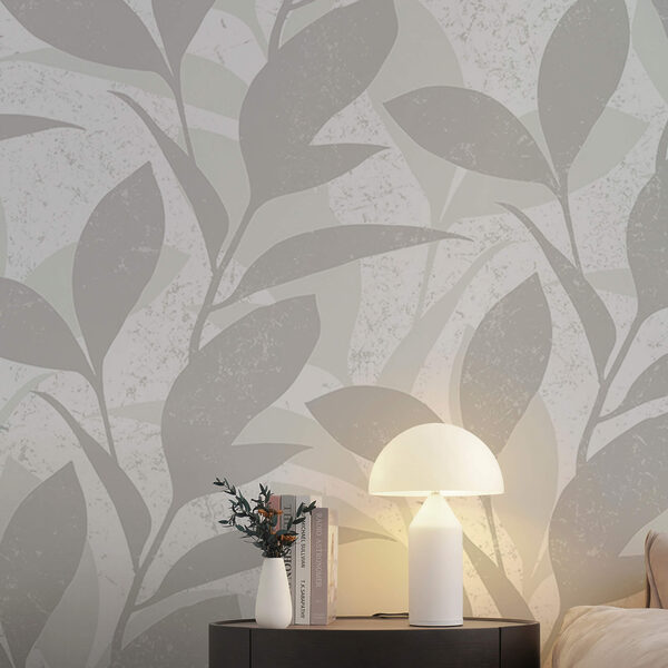 Blattmuster auf weißem Hintergrund