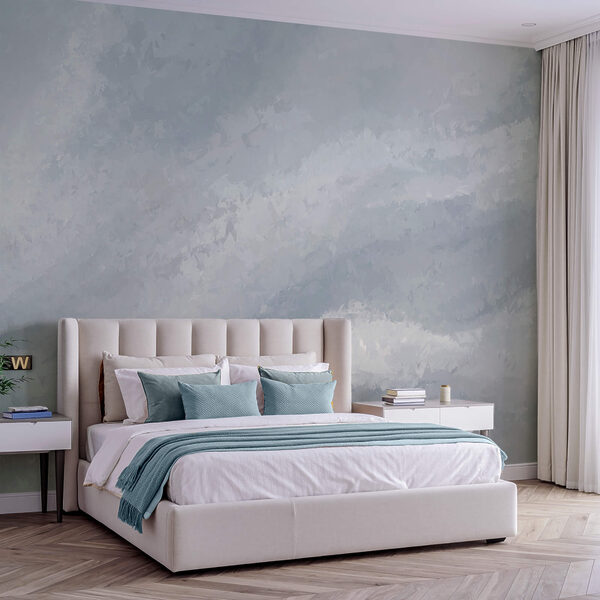 Sanfte Wellen in zarten Farben