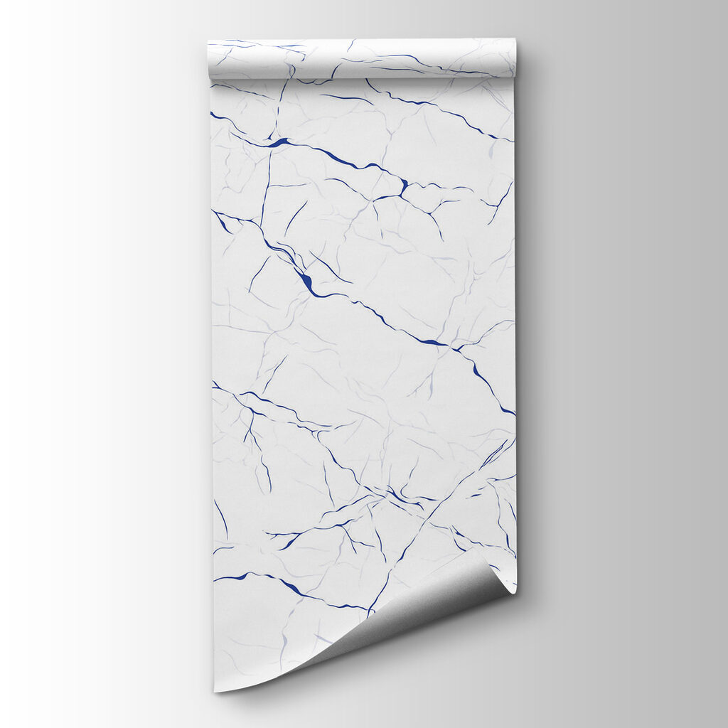 White surface with blue lines White surface with blue lines