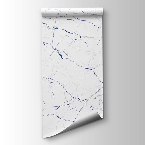 White surface with blue lines White surface with blue lines