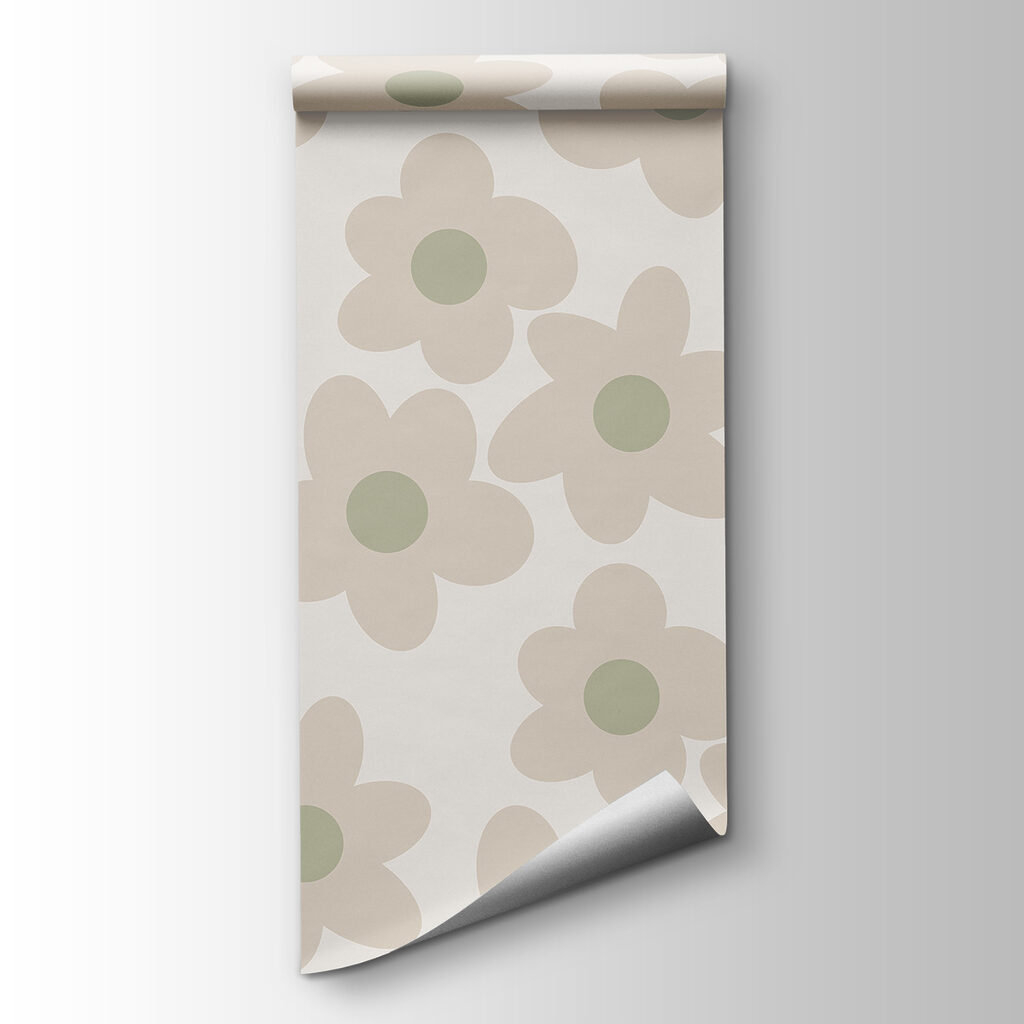 Pattern of flowers on a white background Pattern of flowers on a white background