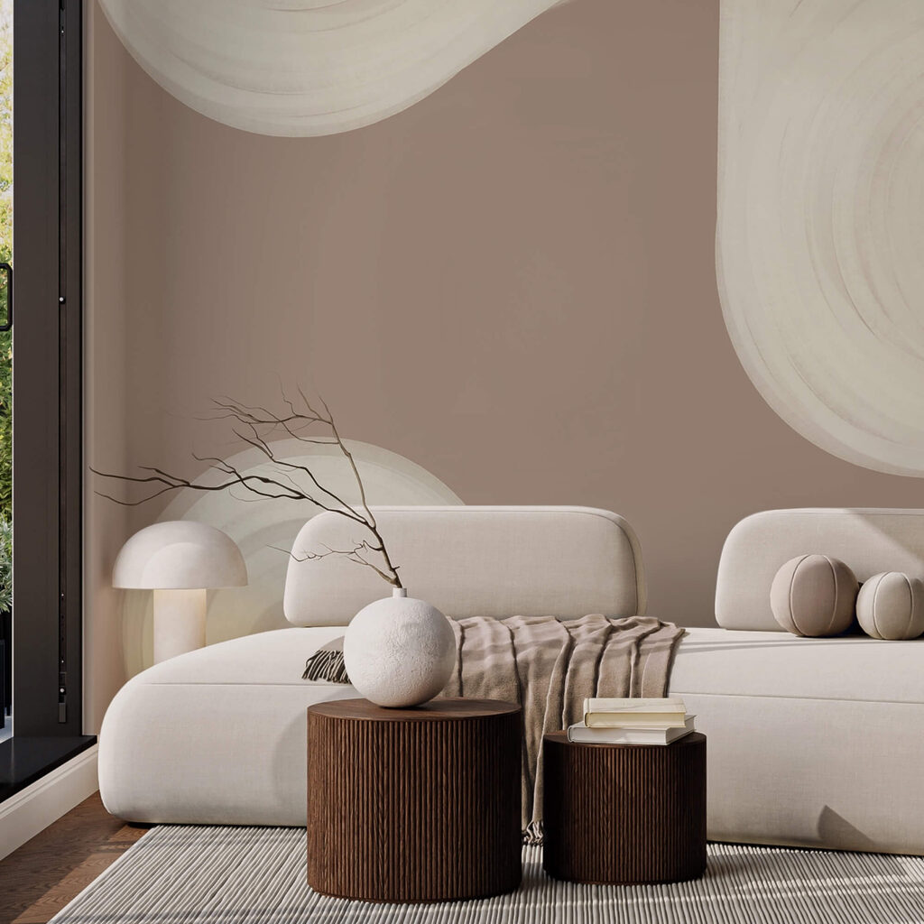 Weiße wirbelnde Kreise Weiße wirbelnde Kreise