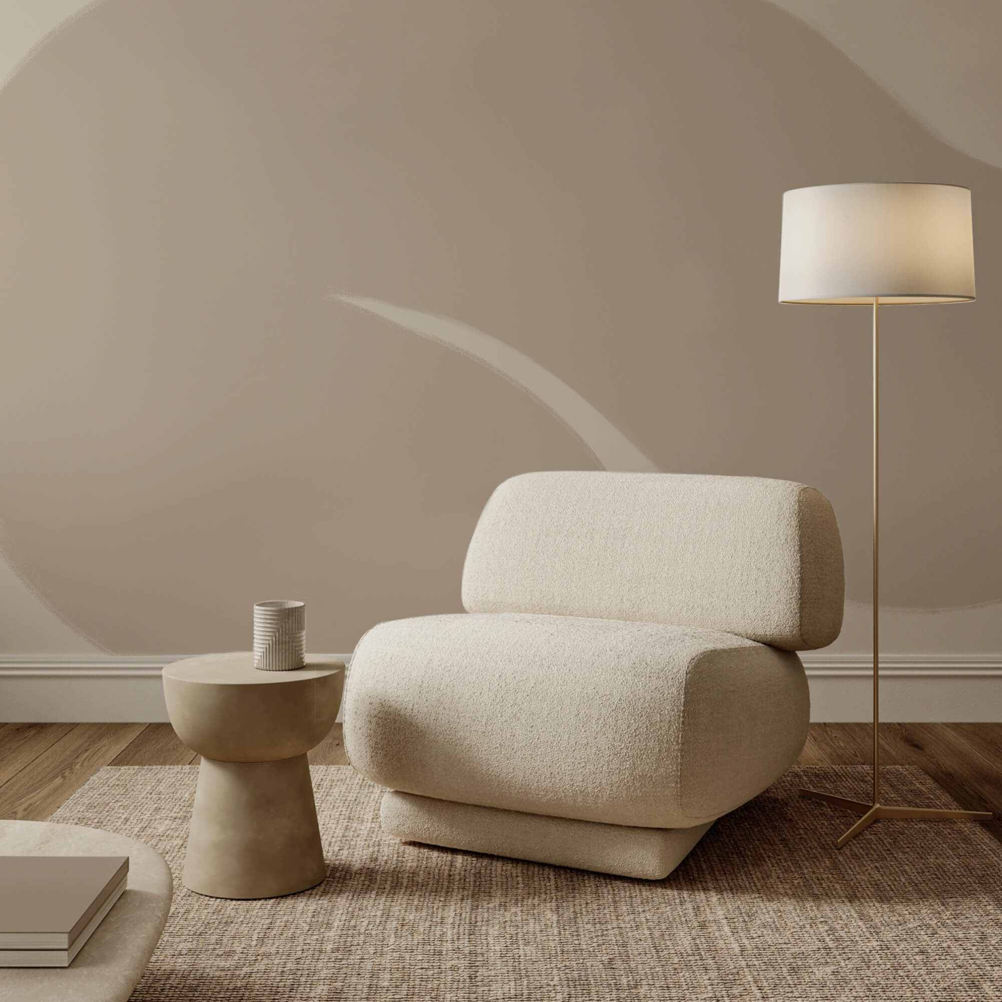 Weißer und grauer Hintergrund