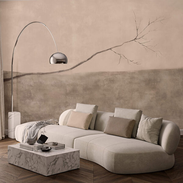 Baumast auf einem Feld