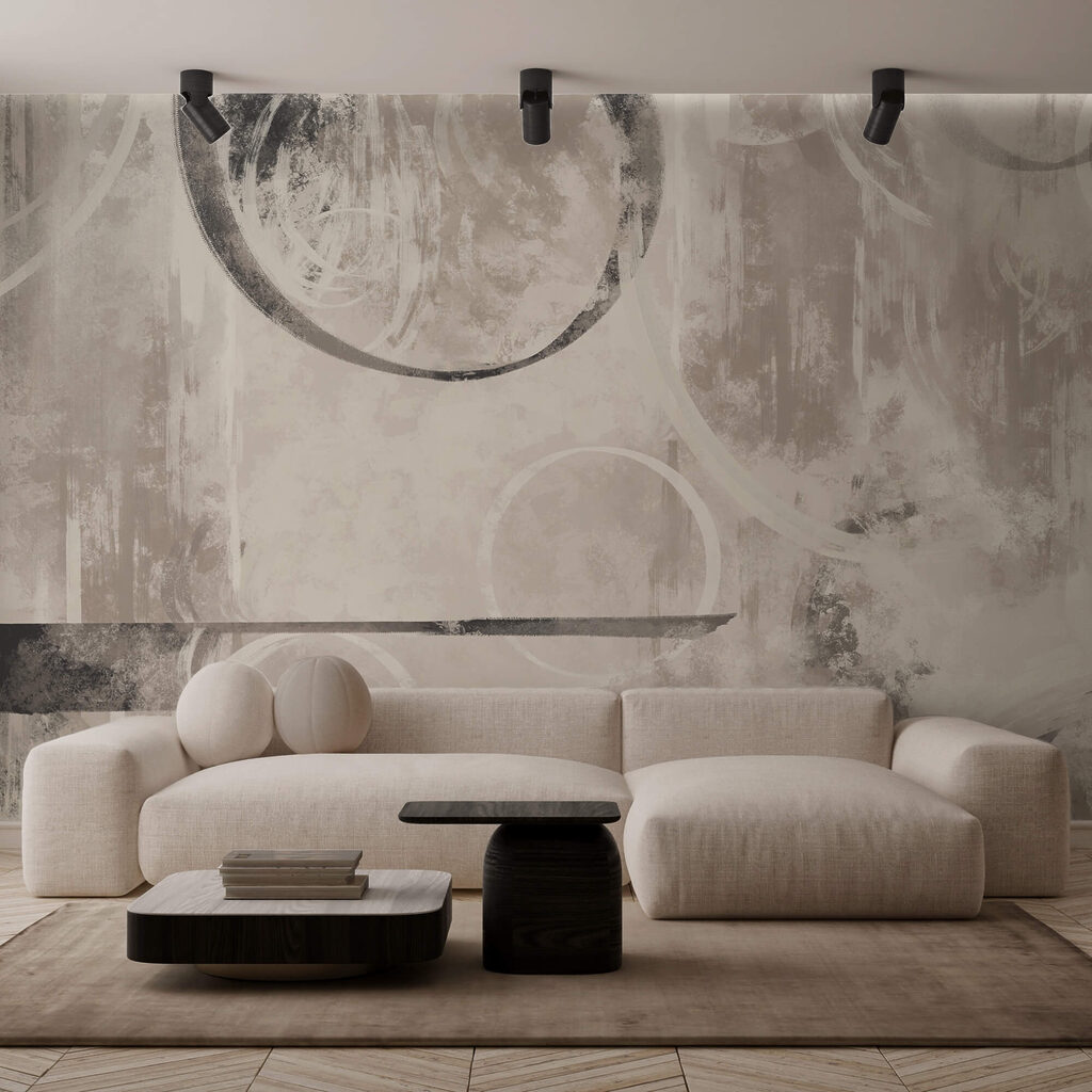 Abstrakte Muster in neutralen Farbtönen