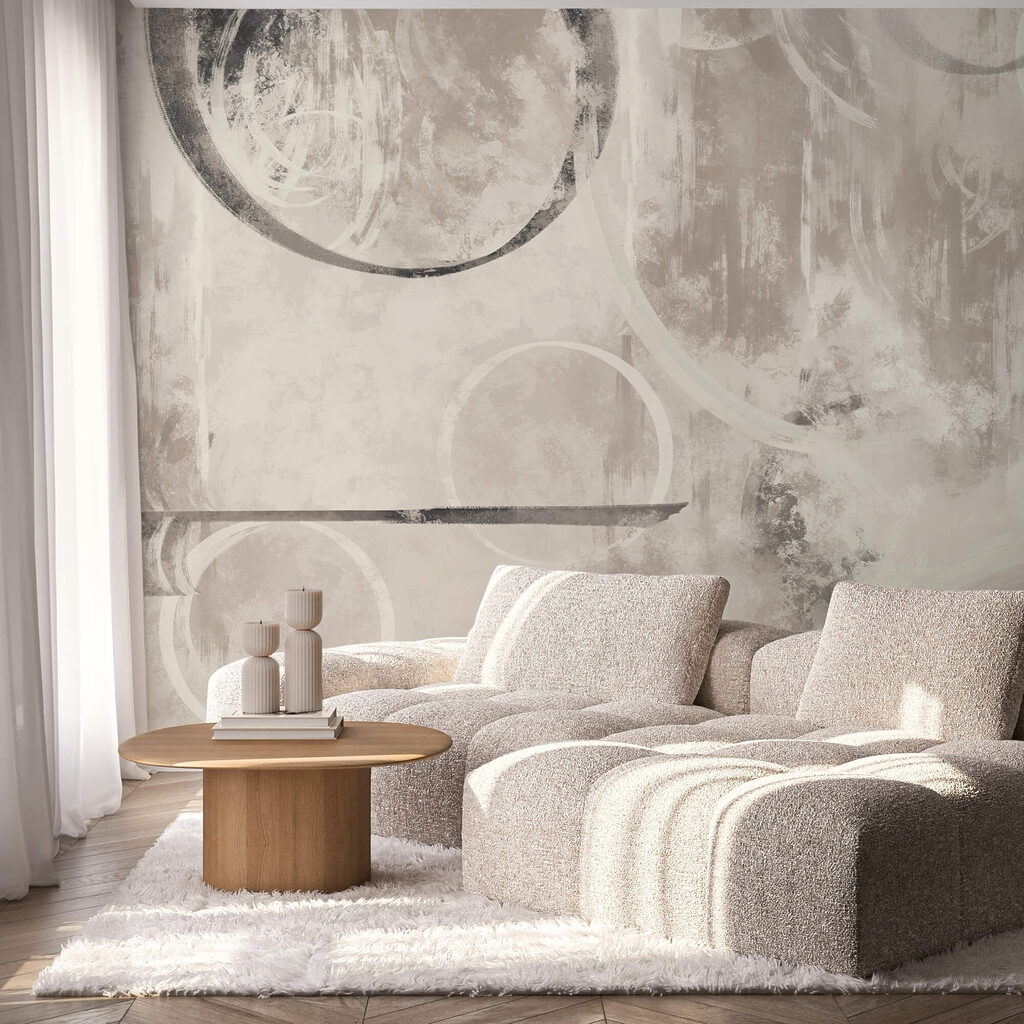 Abstrakte Muster in neutralen Farbtönen