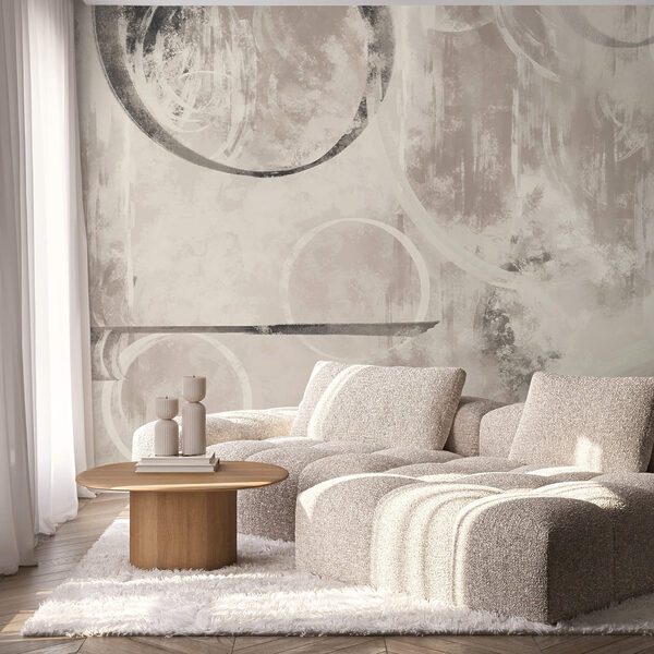 Abstrakte Muster in neutralen Farbtönen