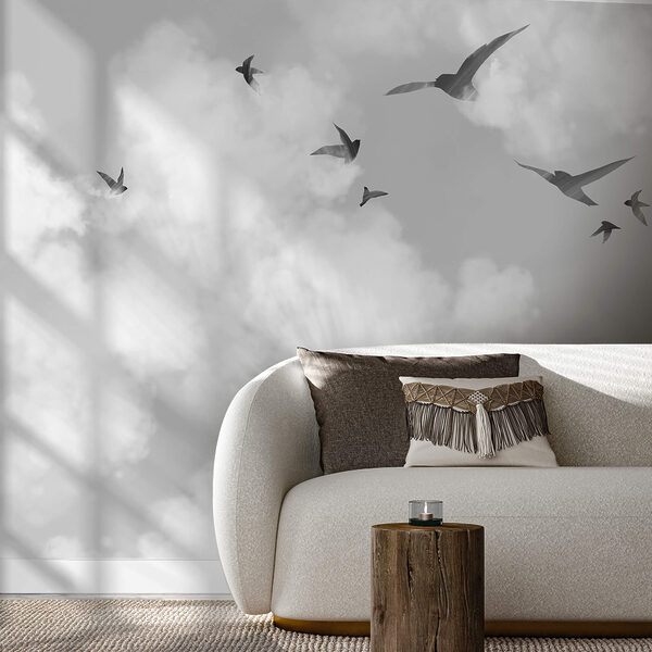 Vögel fliegen Vögel am Himmel