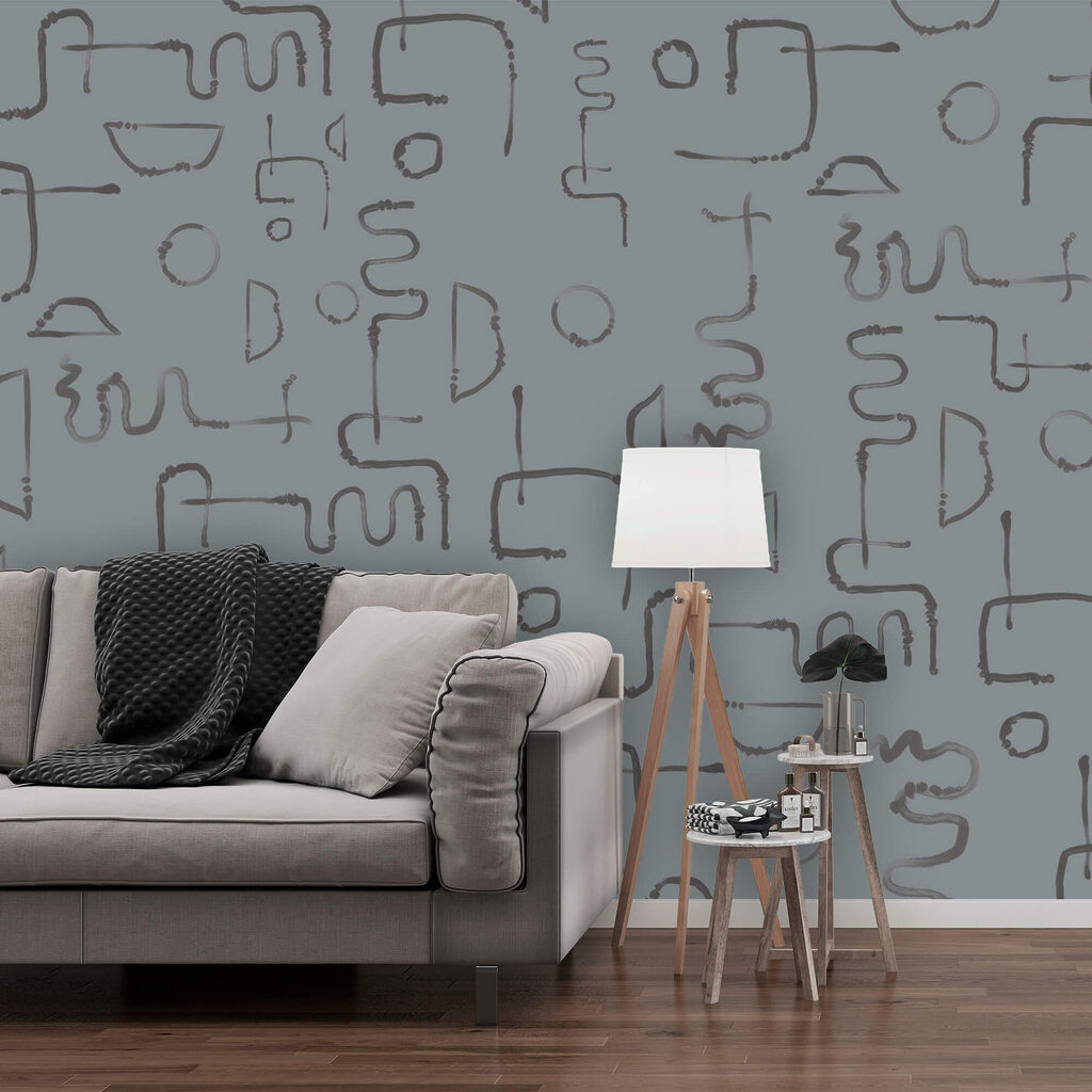 Muster aus Linien und Formen