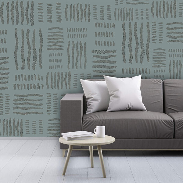 Muster aus schwarzen und weißen Linien