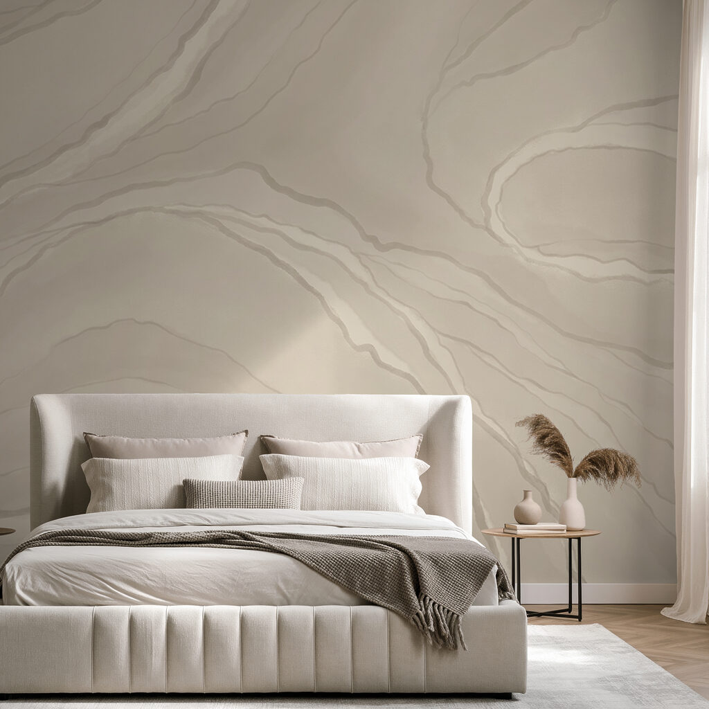 Weiße und graue Oberfläche mit Linien