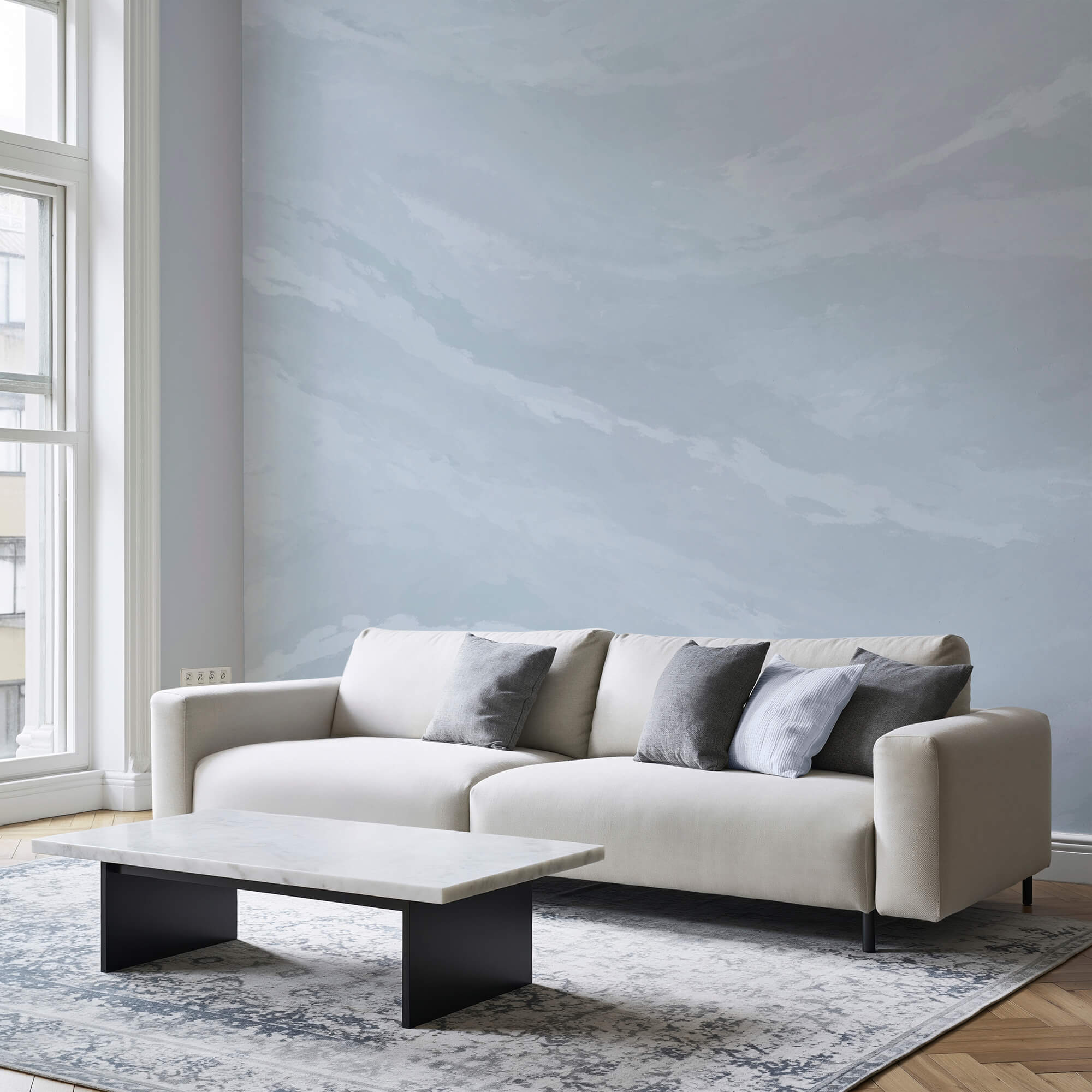 Weißer und grauer Hintergrund