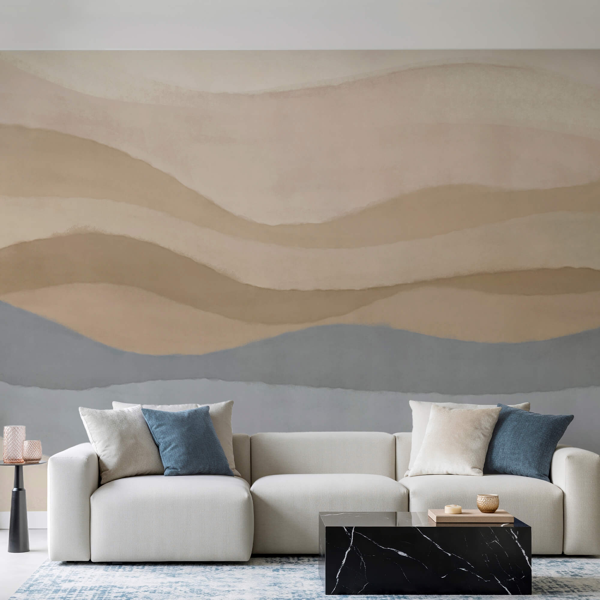 Gemälde eines Strandes