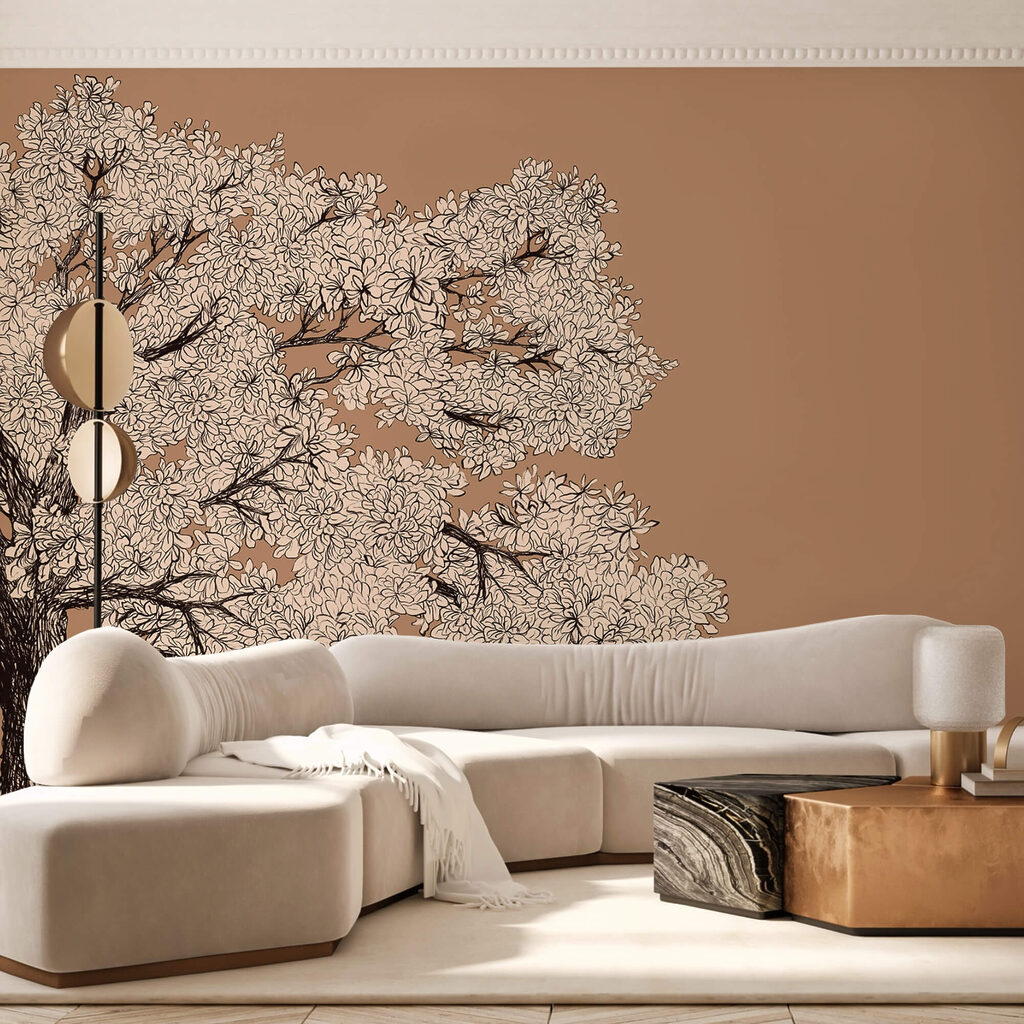 Baum mit weißen Blüten Baum mit weißen Blüten