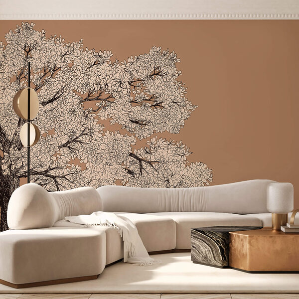 Baum mit weißen Blüten Baum mit weißen Blüten