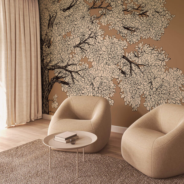 Baum mit weißen Blüten Baum mit weißen Blüten