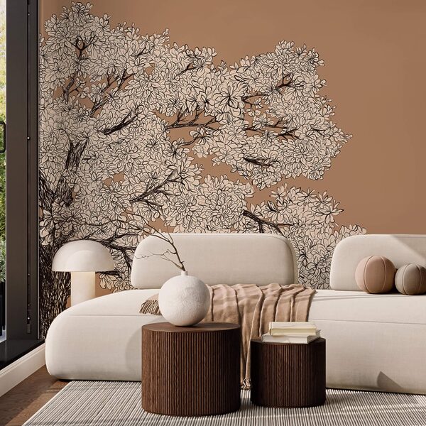 Baum mit weißen Blüten Baum mit weißen Blüten