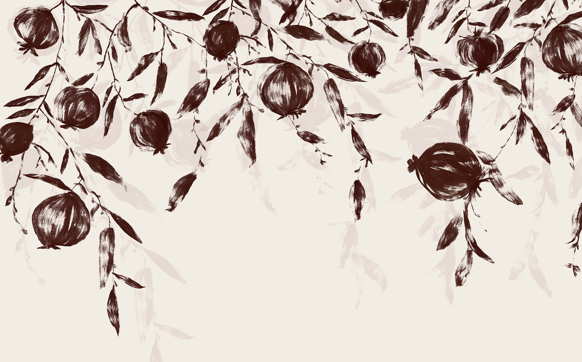 Painting of fruit on a branch Painting of fruit on a branch