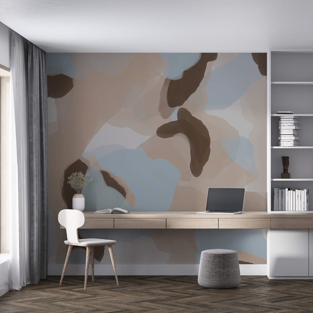 Abstrakte Formen in sanften Farben Abstrakte Formen in sanften Farben