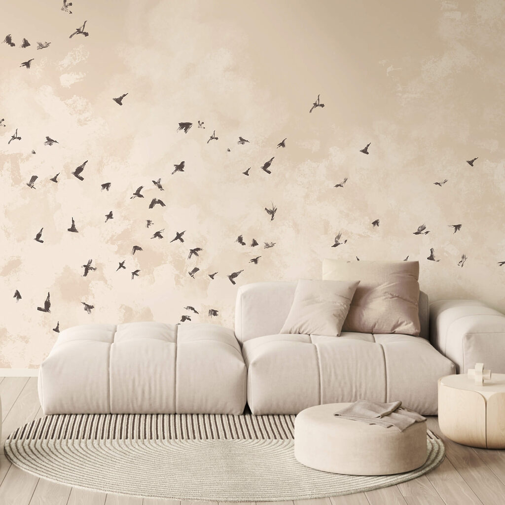 Vogelschwarm am Himmel Vogelschwarm am Himmel