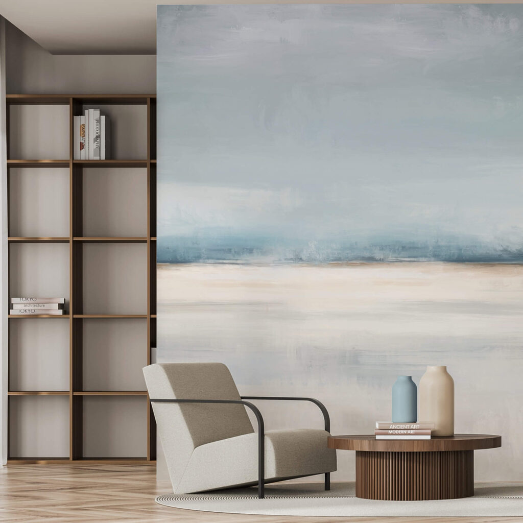 Landschaft mit bewölktem Himmel