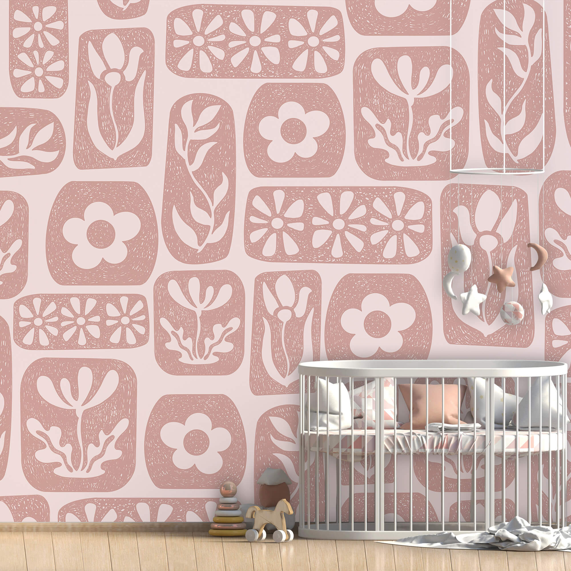 Blumen- und Blattmuster Blumen- und Blattmuster