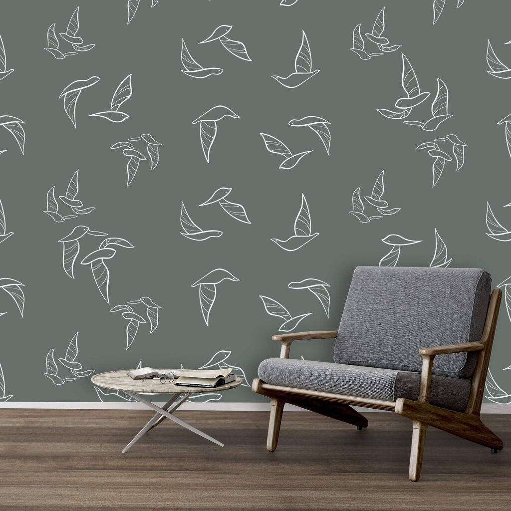 Muster fliegender Vögel