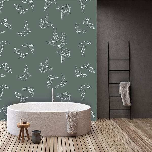 Muster fliegender Vögel