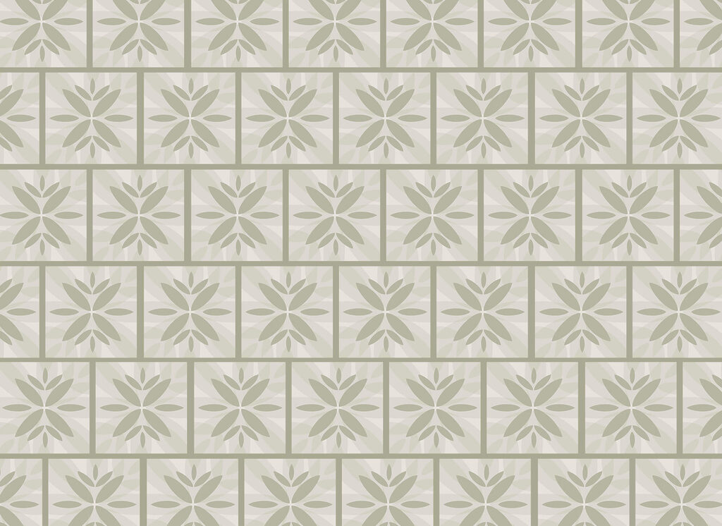 Pattern of flowers on a wall Pattern of flowers on a wall