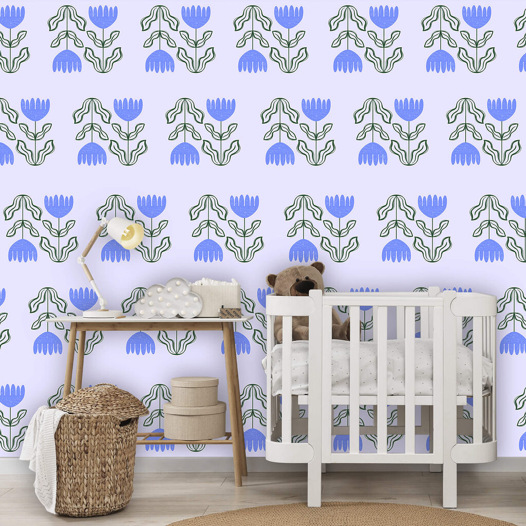 Blumen- und Blattmuster Blumen- und Blattmuster