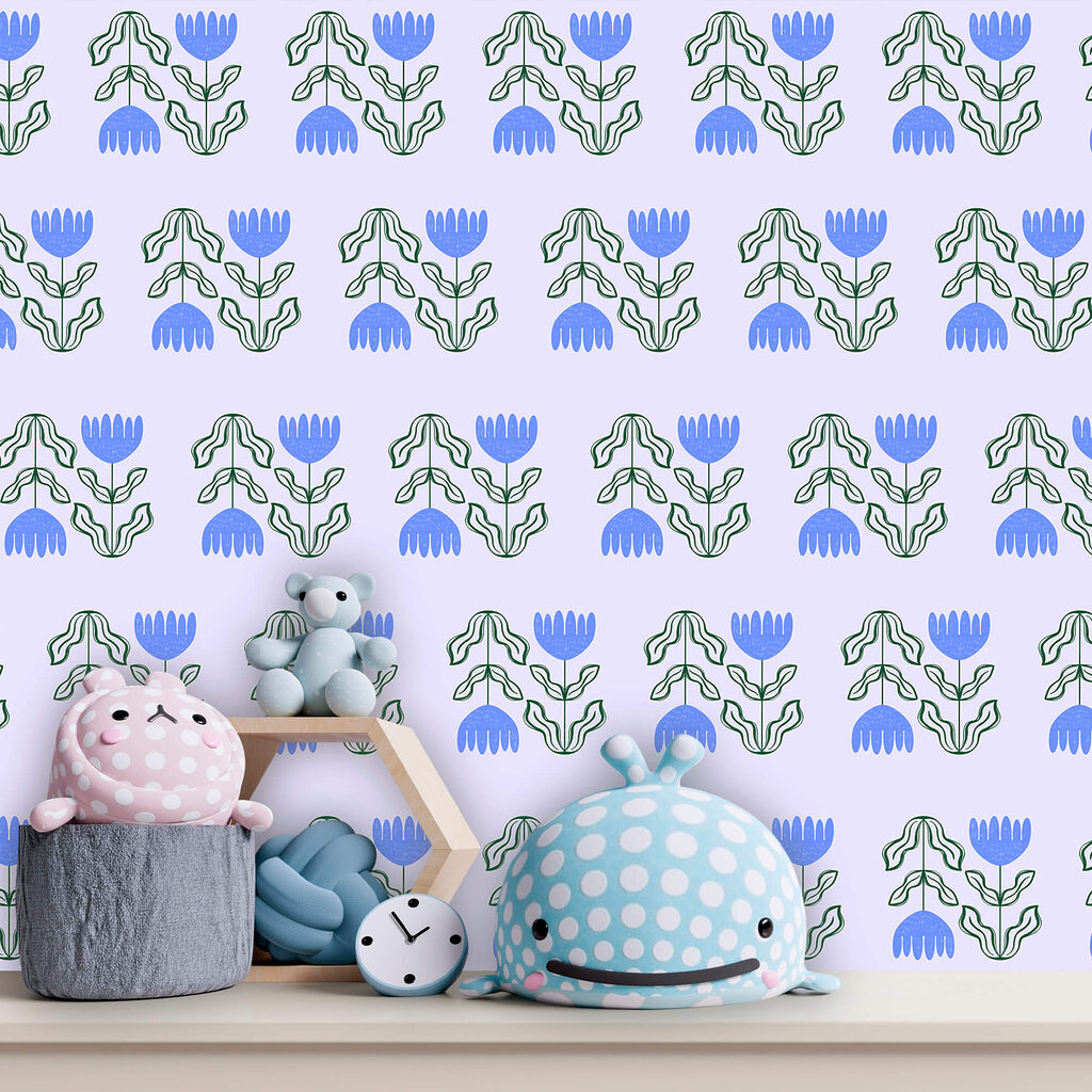 Blumen- und Blattmuster Blumen- und Blattmuster