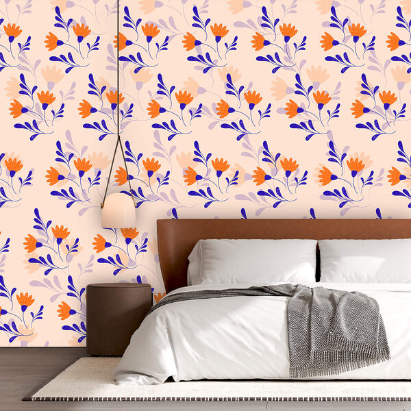 Blumen- und Blattmuster Blumen- und Blattmuster