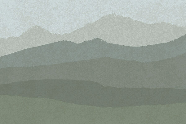 Landscape of mountains and fog Landscape of mountains and fog