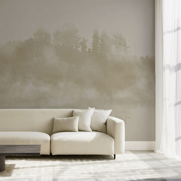 Wolke aus Rauch und Bäumen Wolke aus Rauch und Bäumen