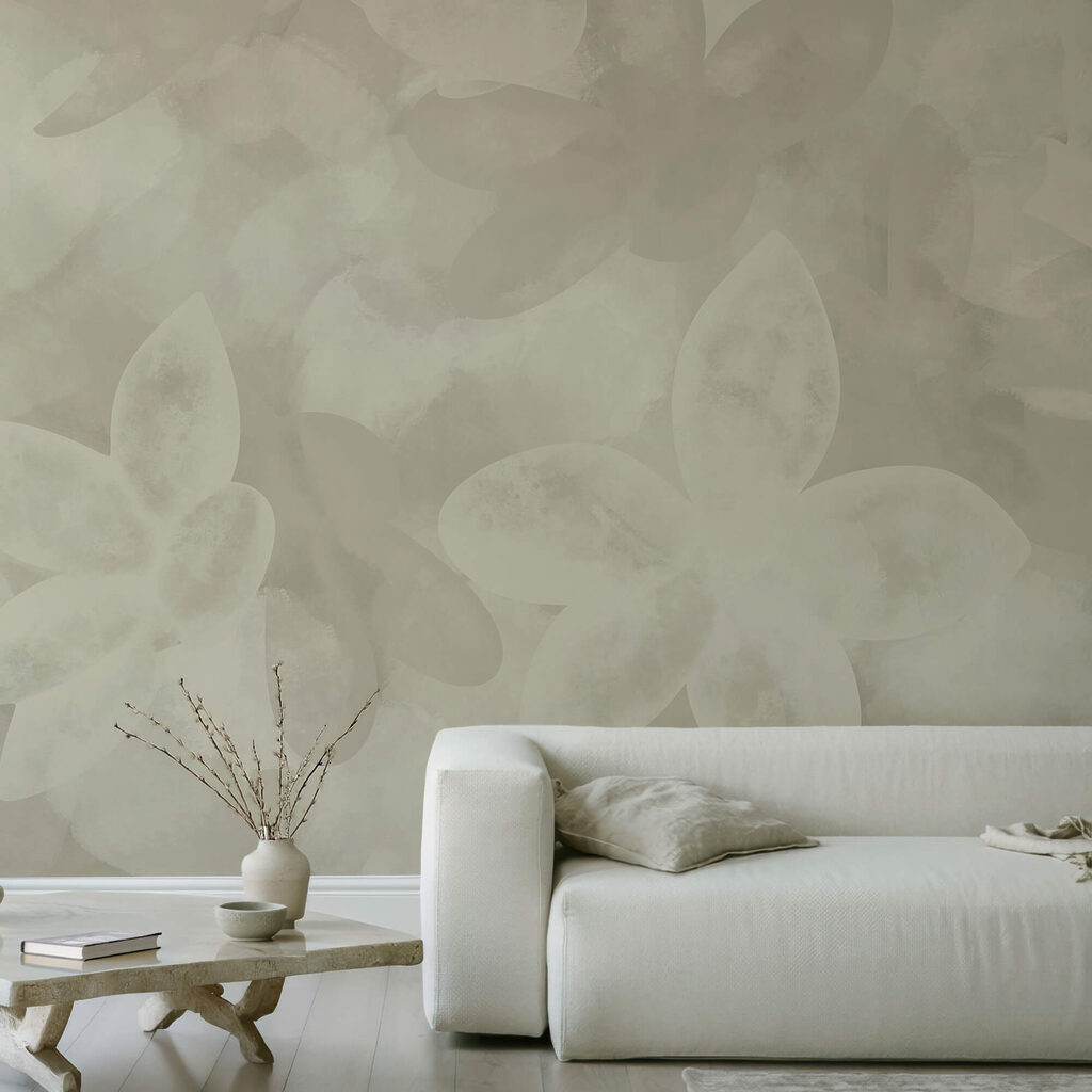 Weißes Blumenmuster Weißes Blumenmuster