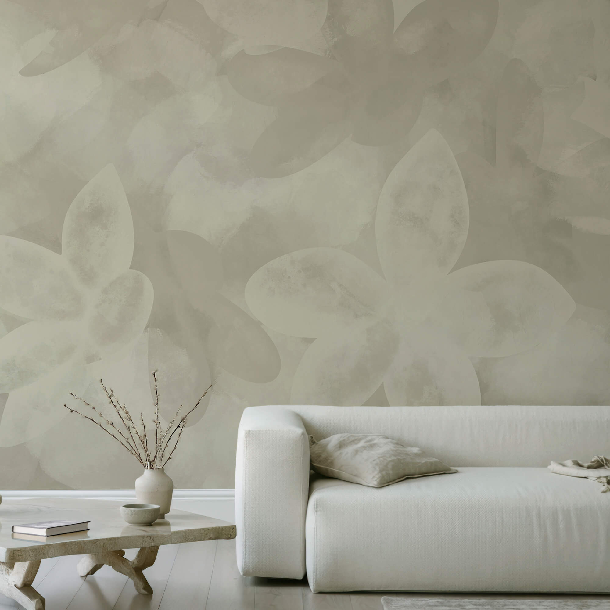 Weißes Blumenmuster Weißes Blumenmuster