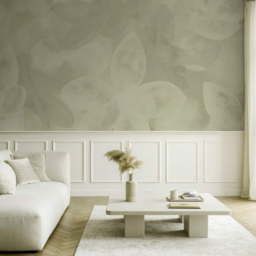 Weißes Blumenmuster Weißes Blumenmuster