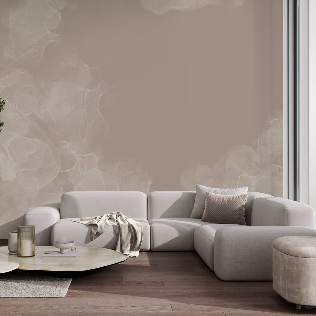 Nebelschwaden in sanften Farbtönen Nebelschwaden in sanften Farbtönen