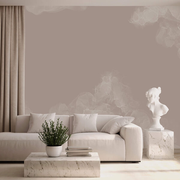 Nebelschwaden in sanften Farbtönen Nebelschwaden in sanften Farbtönen