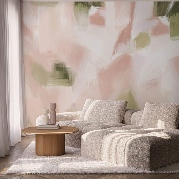 Abstrakte Farbtöne in sanften Pastelltönen