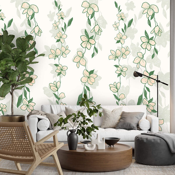 Blumen- und Blattmuster Blumen- und Blattmuster