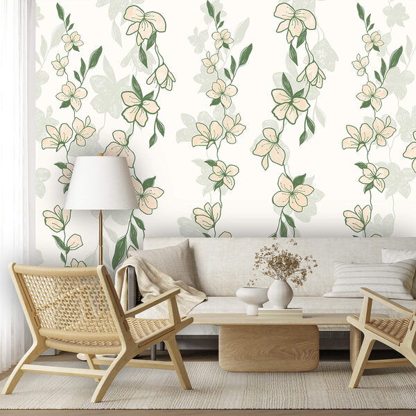 Blumen- und Blattmuster Blumen- und Blattmuster