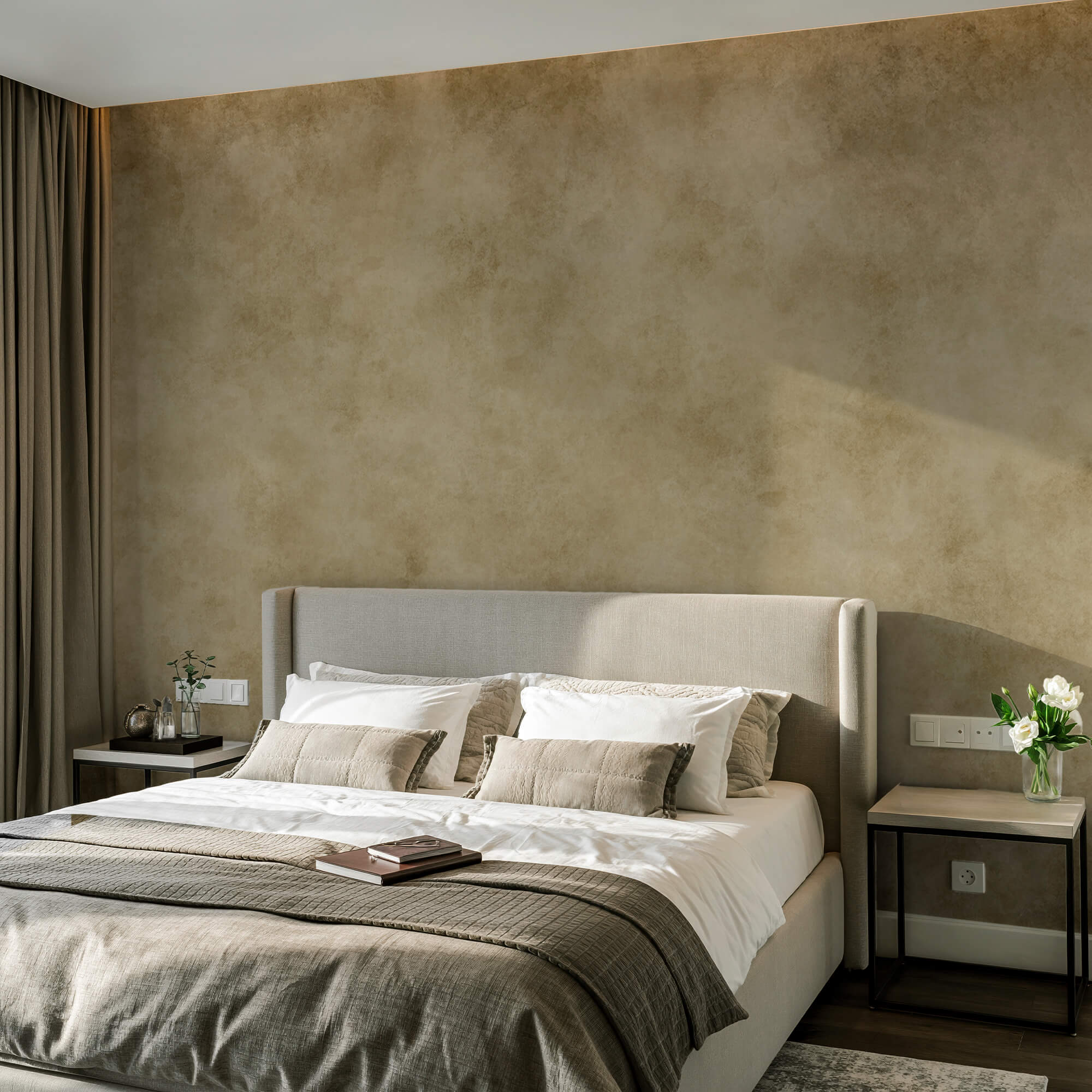 Brauner und weißer Hintergrund