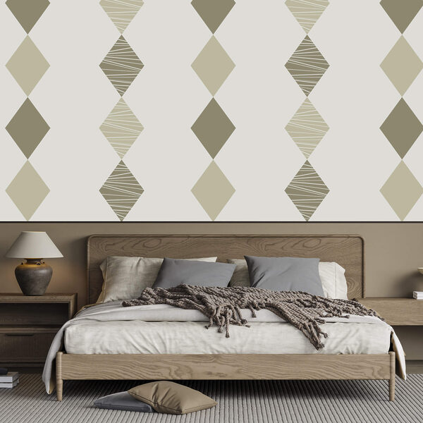 Rautenmuster auf weißem Hintergrund