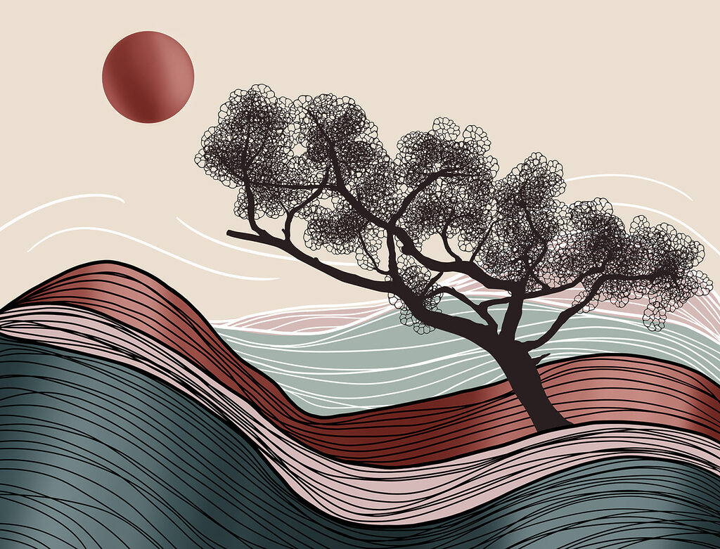 Tree in a landscape